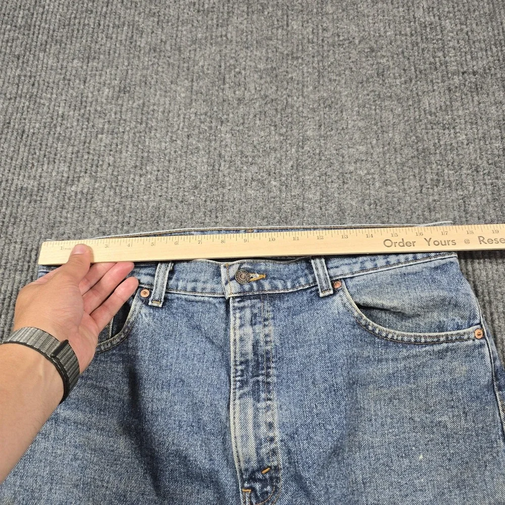 Vintage 90s Levis 550 Jeans Mens‎ 36x32 Blue Relaxed Tapered Stonewash USA 34x31